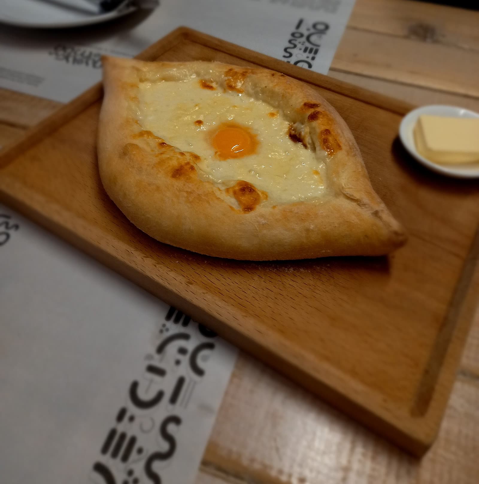 Adjarian khachapuri
